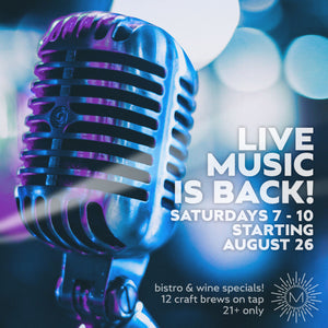 LIVE. MUSIC. IS. BACK.